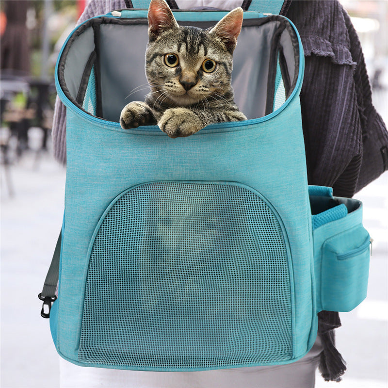 Adventure Ready Foldable Pet Backpack for Cats & Dogs