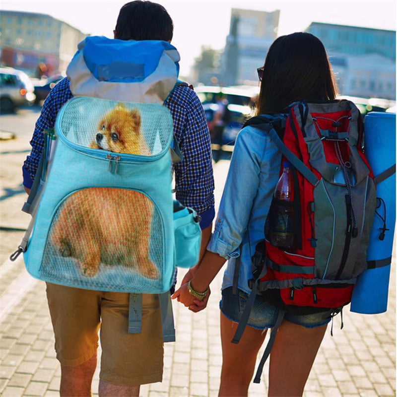 Adventure Ready Foldable Pet Backpack for Cats & Dogs