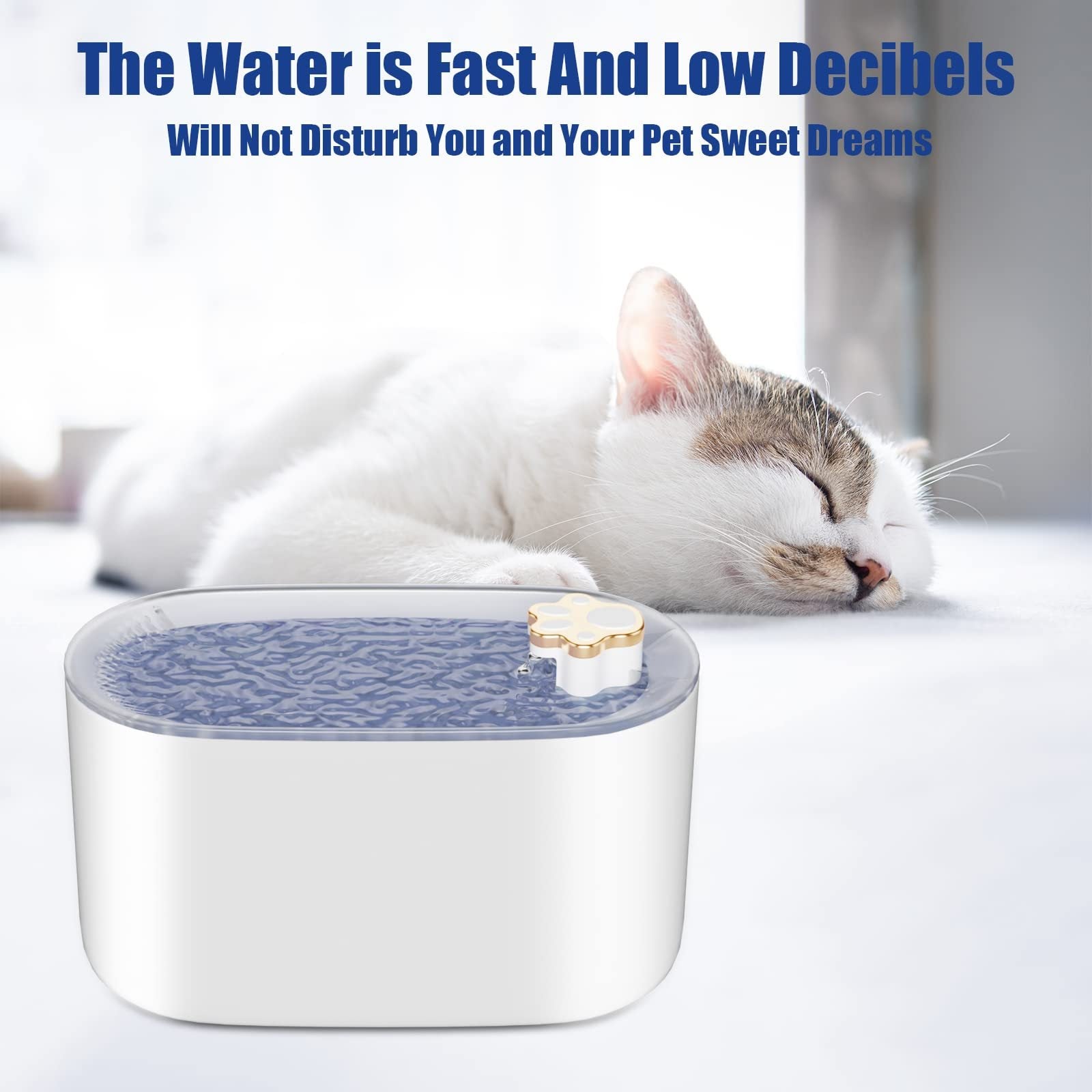 Hydrate Happy Cats with Smart Flow Water Fountain