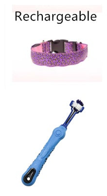 Bright Glow LED Dog Collar – Safe Night Walks
