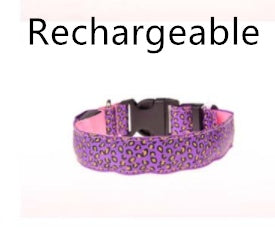 Bright Glow LED Dog Collar – Safe Night Walks