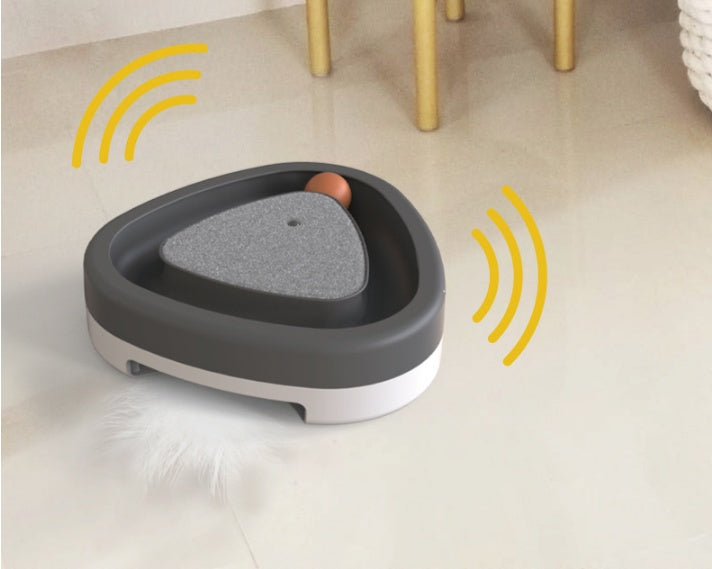 Smart Spinning Triangle Cat Toy for Endless Feline Fun
