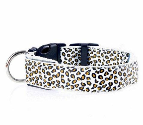 Bright Glow LED Dog Collar – Safe Night Walks