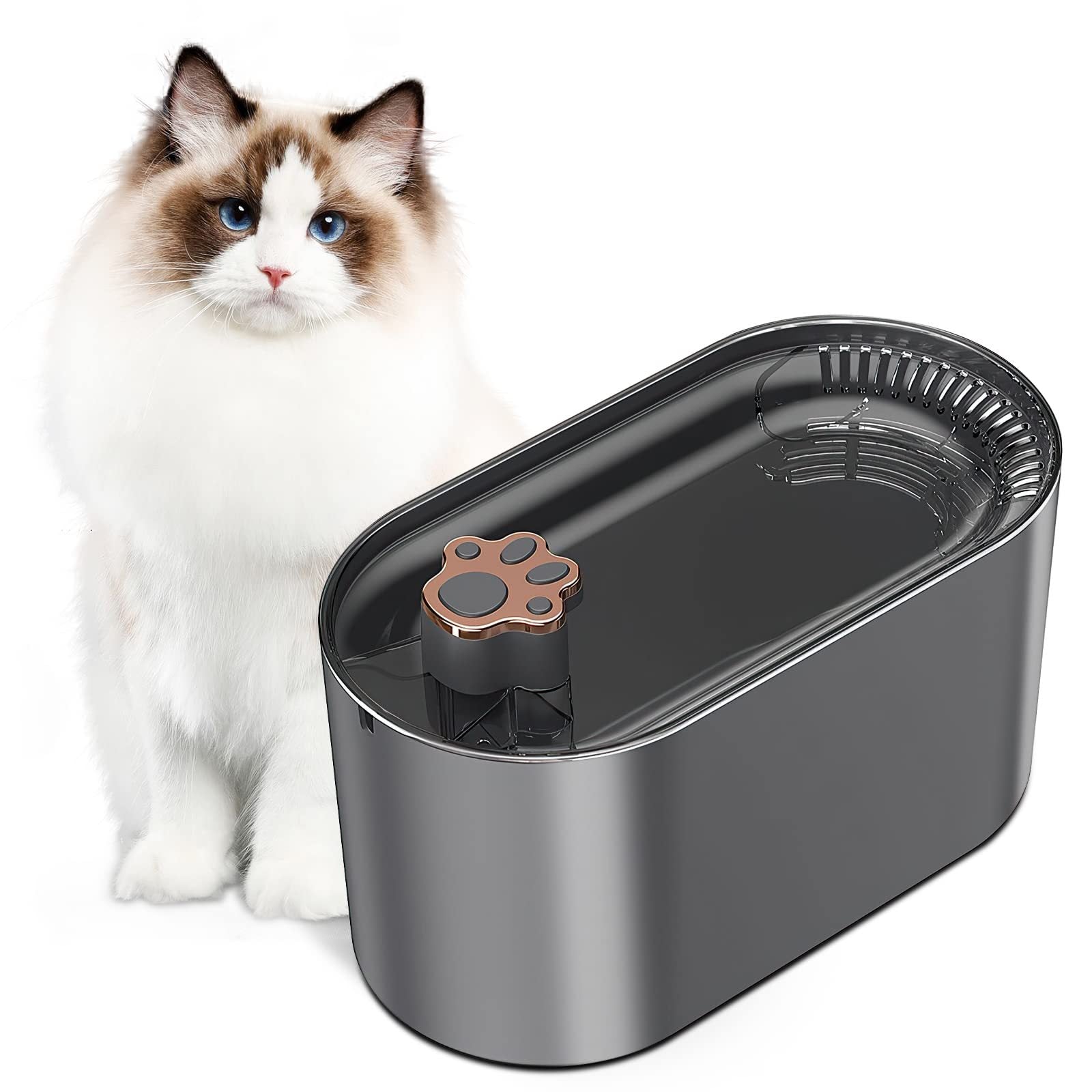 Hydrate Happy Cats with Smart Flow Water Fountain