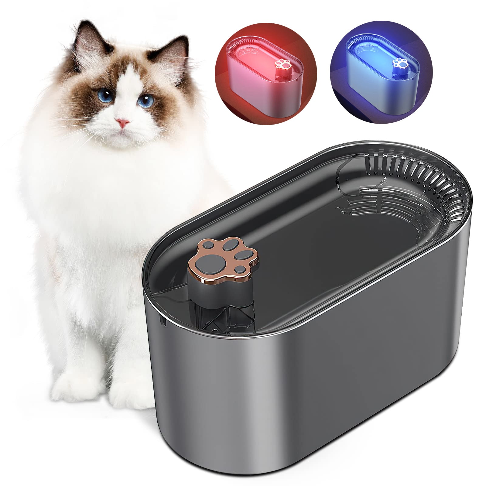 Hydrate Happy Cats with Smart Flow Water Fountain